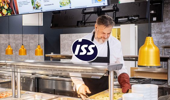ISS counts on digital signage in its restaurants and HQ